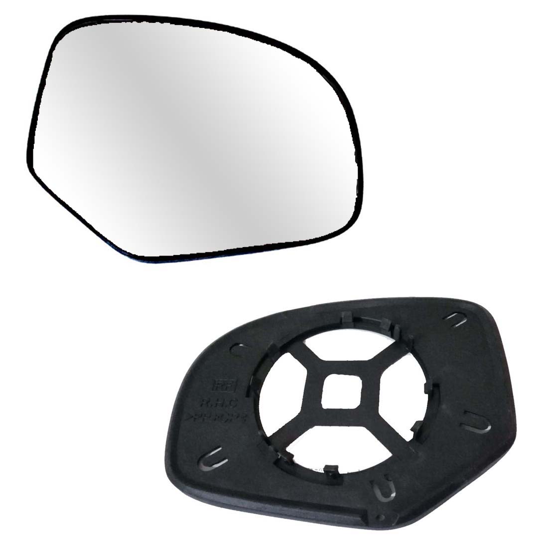 Car Right Side View Mirror Glass For Maruti Swift Lxi/Ldi 2011 To 2018 Model Type 3