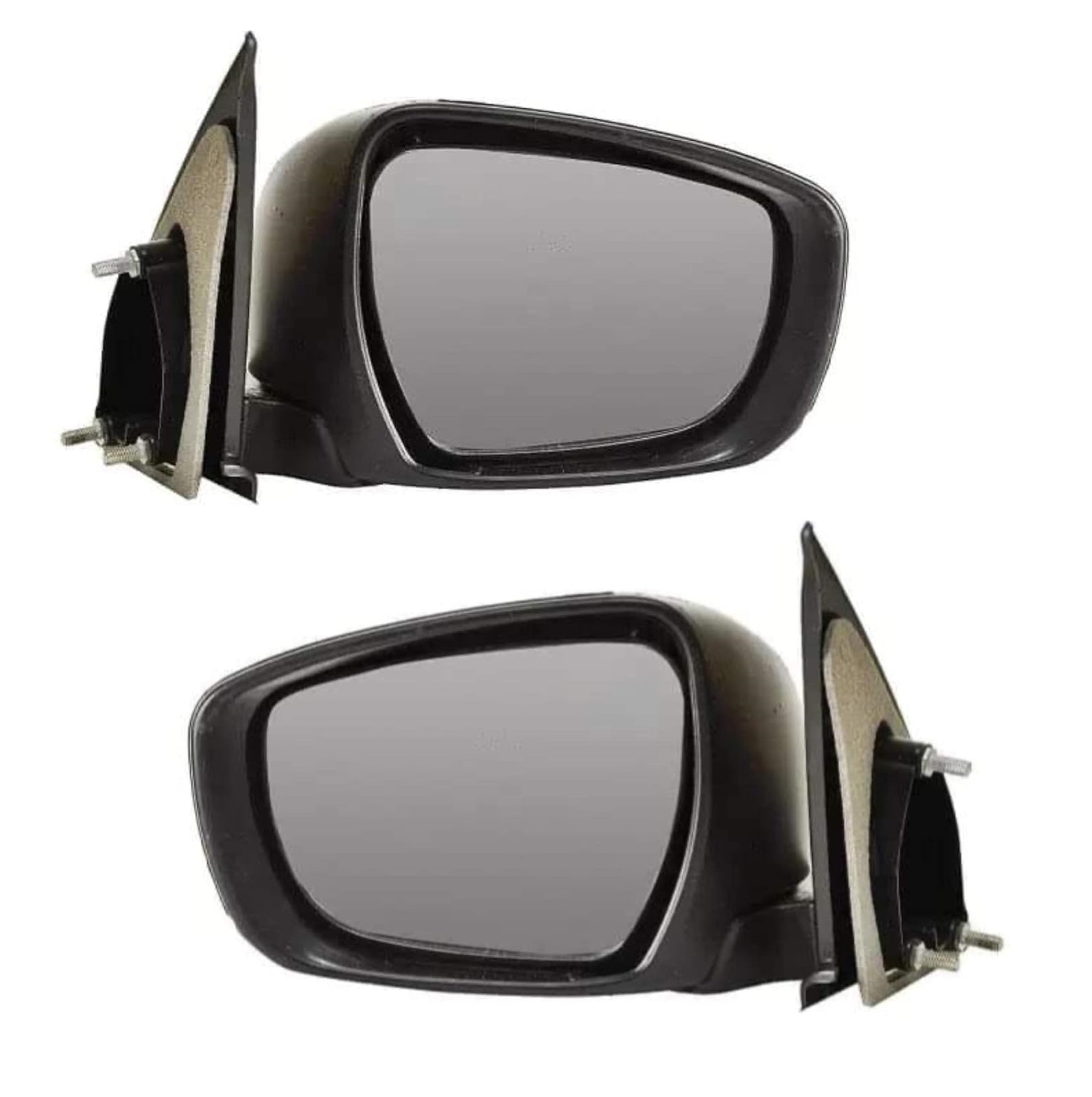  Side Door Mirror Assembly for Maruti Alto K10 Type 2 LX (Right & Left Side) Non- Adjustable (PAIR)(Black)