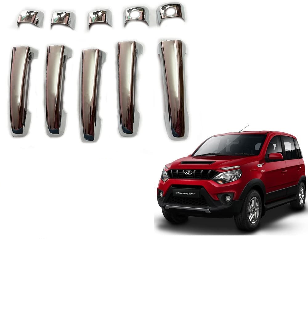 Door Handle Chrome Cover Compatible With Mahindra Nuvosport