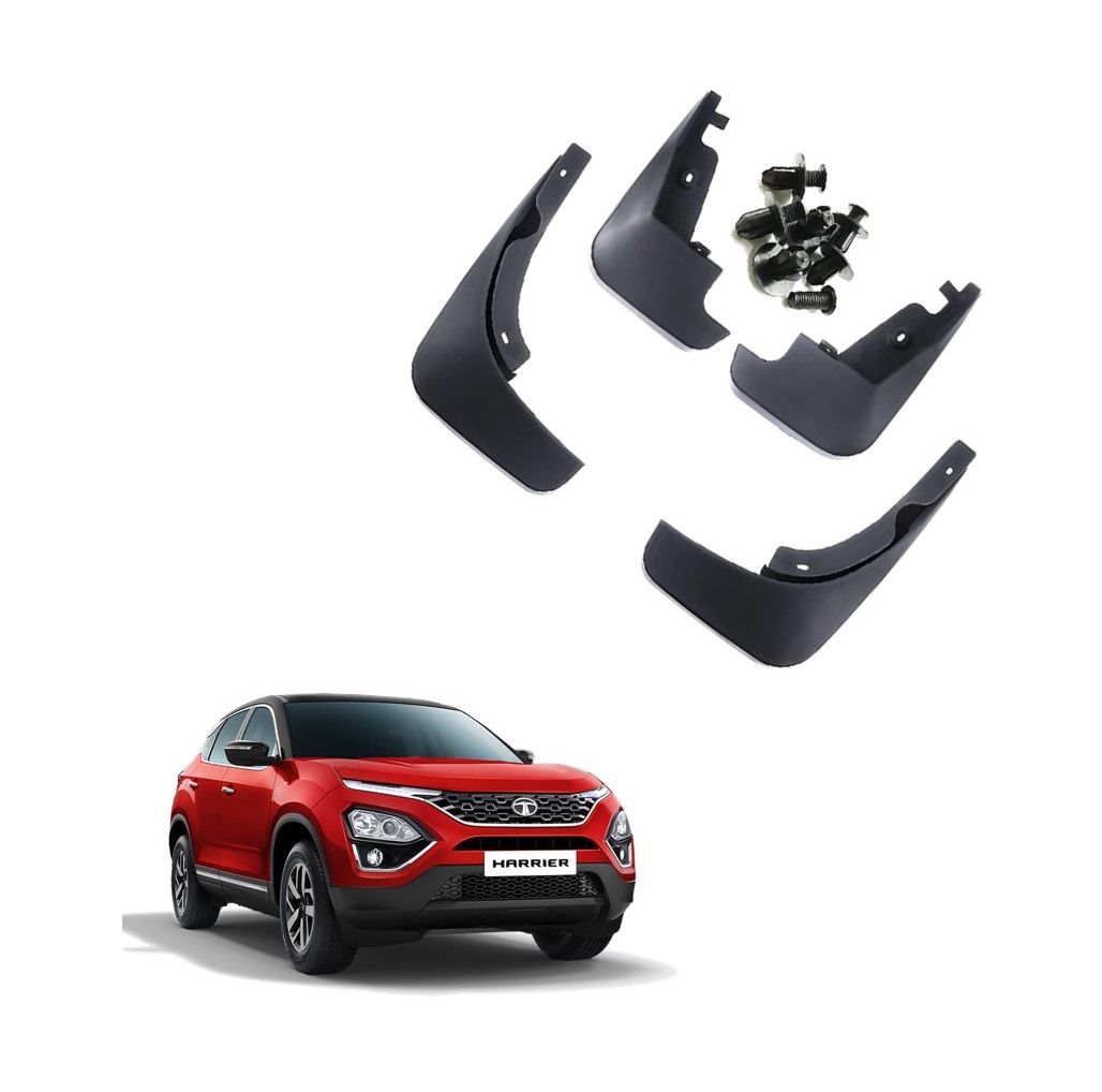 Car Mud Flap/Guard Compatible With Tata Harrier