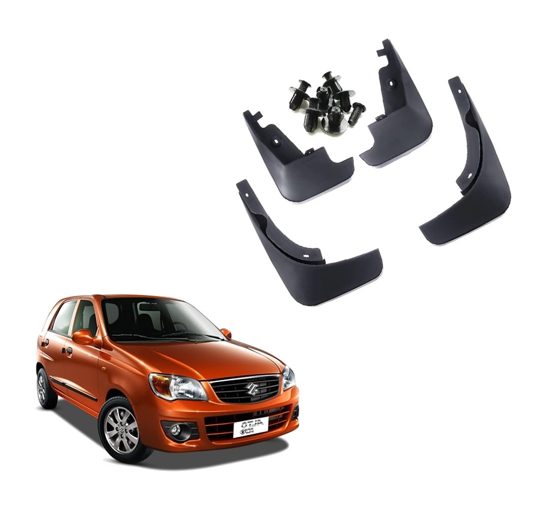 Car Mud Flap/Guard Compatible With Maruti Alto K10 (2010-2014)