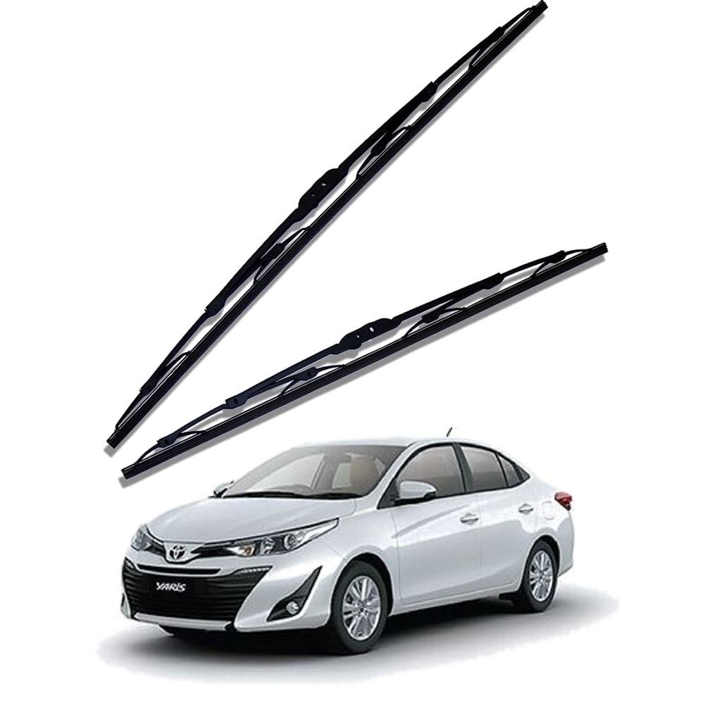 Front Windscreen Replacement Wiper Blades (24'/14') Compatible With TOYOTA YARIS