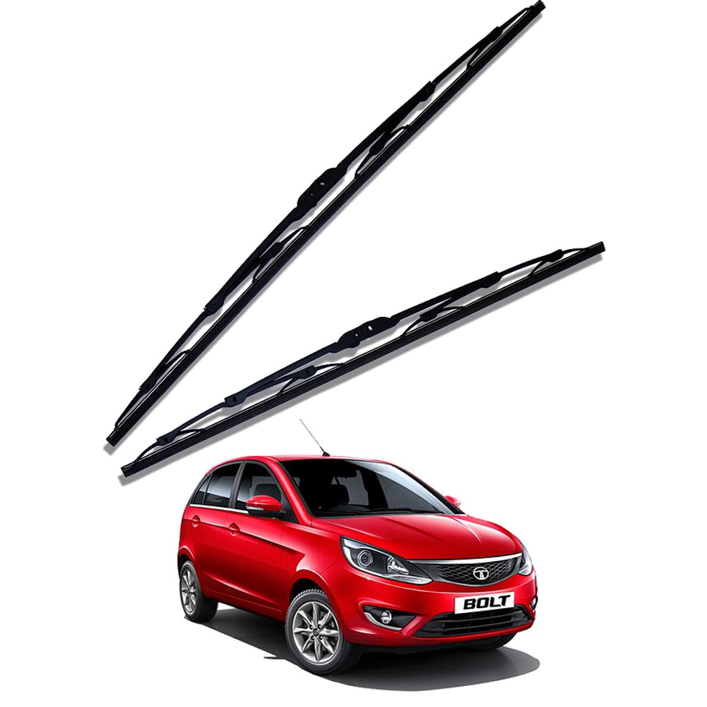 Front Windscreen Replacement Wiper Blades (24'/13') Compatible With TATA BOLT