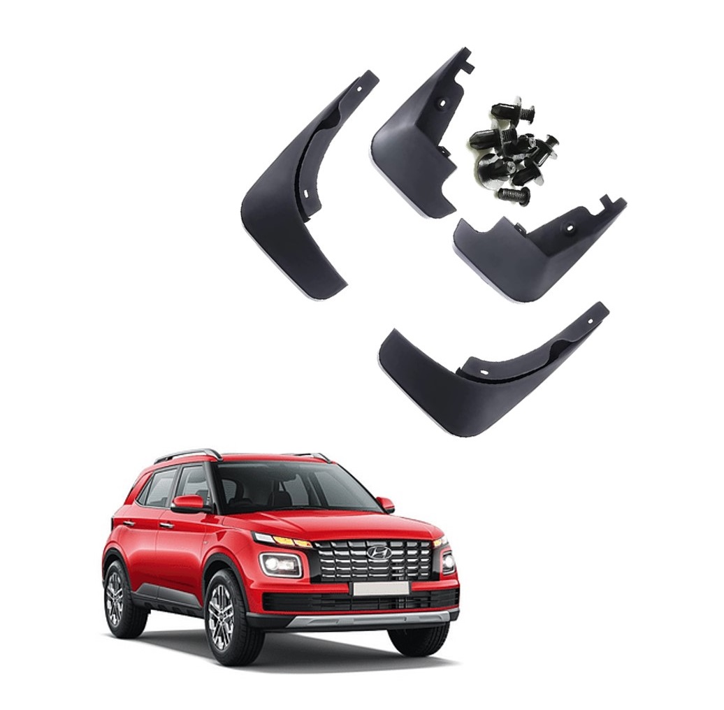 Car Mud Flap/Guard Compatible With Hyundai  Venue 2022