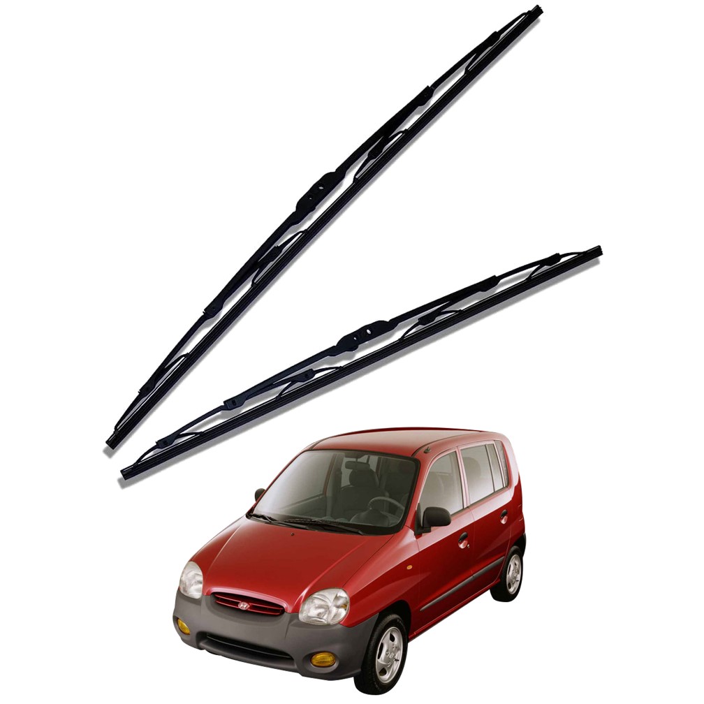 Front Windscreen Replacement Wiper Blades (20'/16') Compatible With Hyundai Sentro 1998