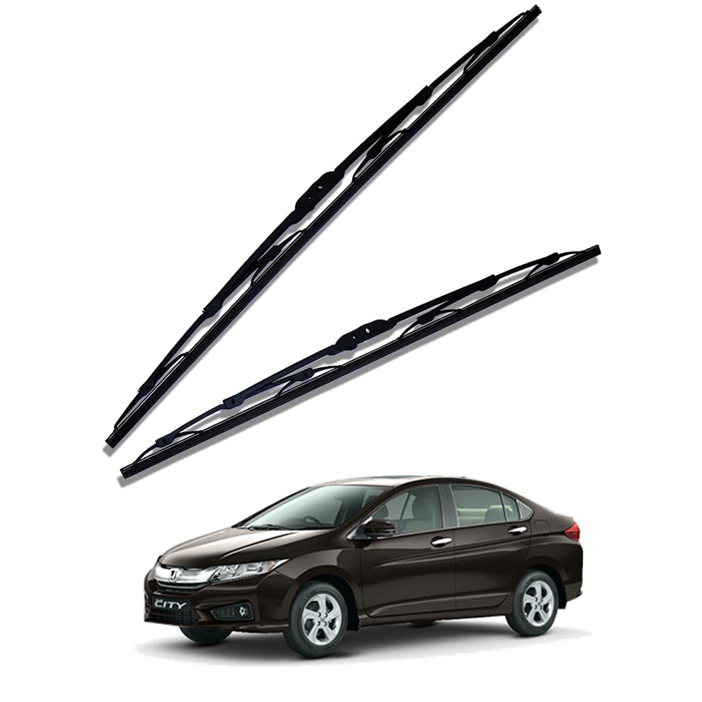 Front Windscreen Replacement Wiper Blades (26'/14') Compatible With Honda CITY IDTEC