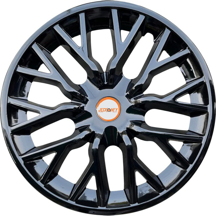 Car Wheel Cover Universal Delta Black Color Design Available 12'' 13'' 14'' 15'' inches Size Compatible With - R15 INCH Wheel Size