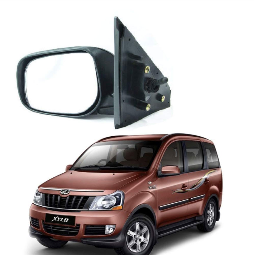 Auto Spare World - LEFT Side Mirror Assembly For MAHINDRA XYLO