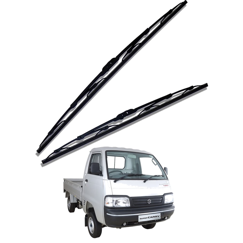 Front Windscreen Replacement Wiper Blades (17'/17') Compatible With Maruti Super carry 2015-2020