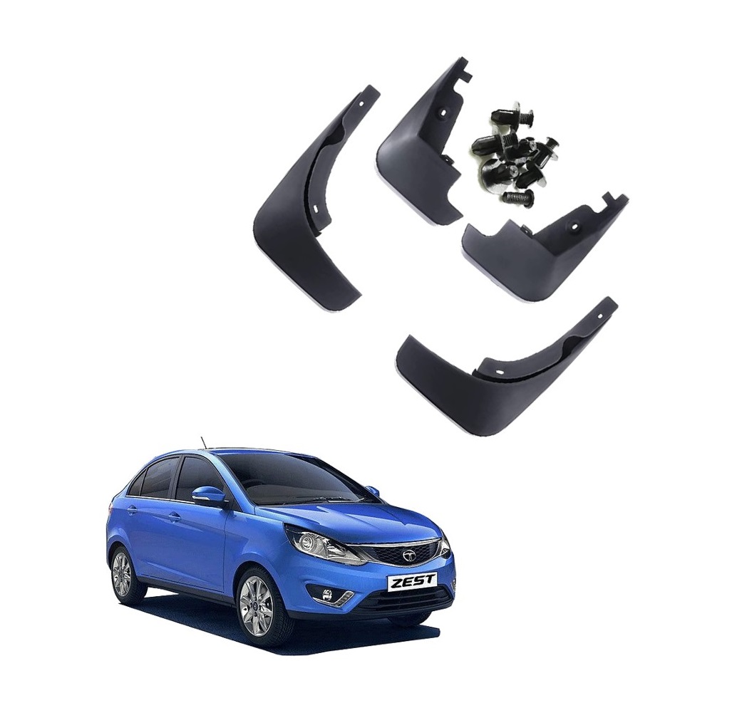 Car Mud Flap/Guard Compatible With Tata Zest