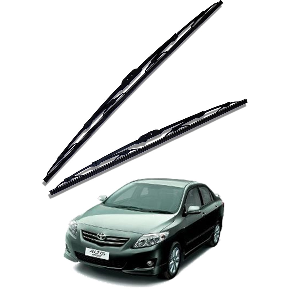 Front Windscreen Replacement Wiper Blades (26'/14') Compatible With TOYOTA COROLLA ALTIS 2010-2013