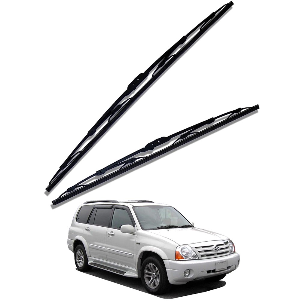 Front Windscreen Replacement Wiper Blades (19'/19') Compatible With Maruti Grand Vitara 2003-2005