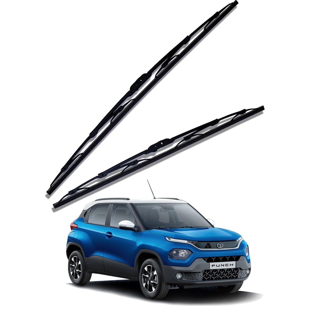 Front Windscreen Replacement Wiper Blades (24'/15') Compatible With TATA PUNCH