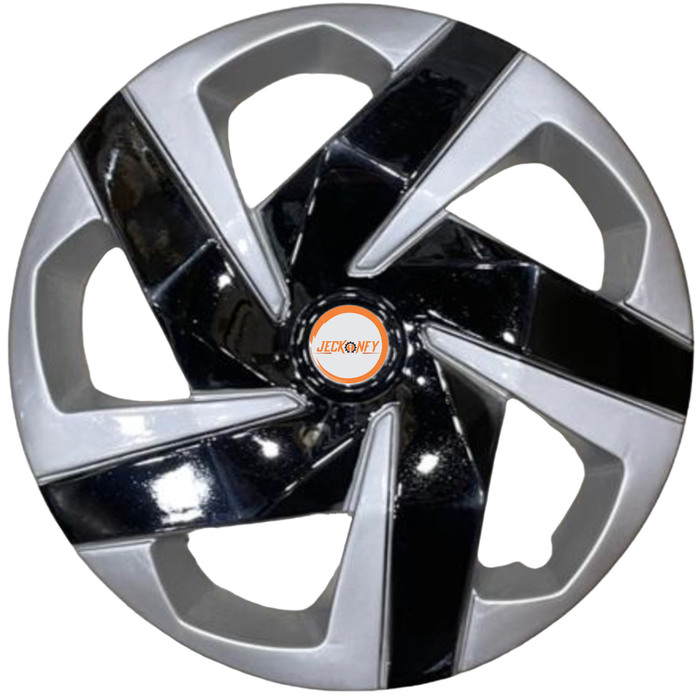 Car Wheel Cover Universal Eagle Black And Silver  Color Design Available 14'' 15'' inches Size Compatible With - R14 INCH Wheel SIze