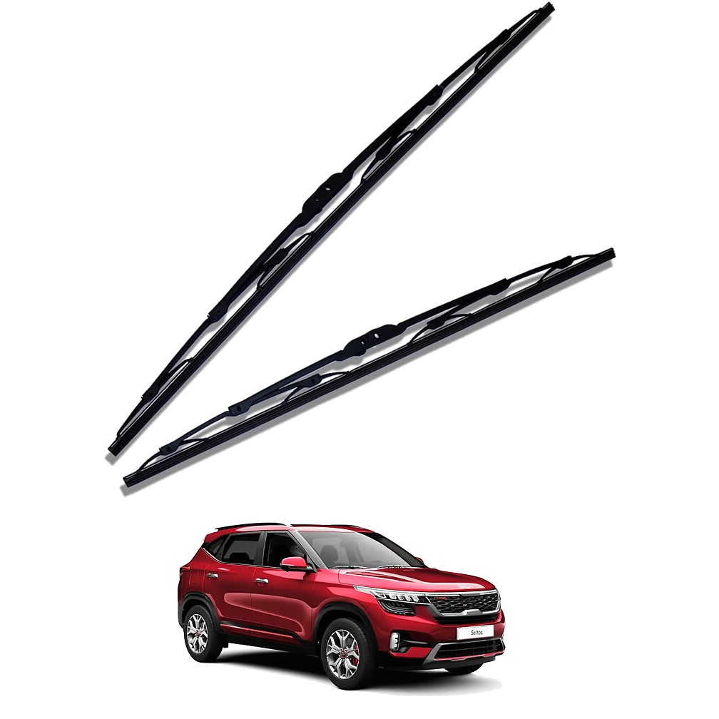 Front Windscreen Replacement Wiper Blades (24'/18') Compatible Wit Kia Seltos 2019 