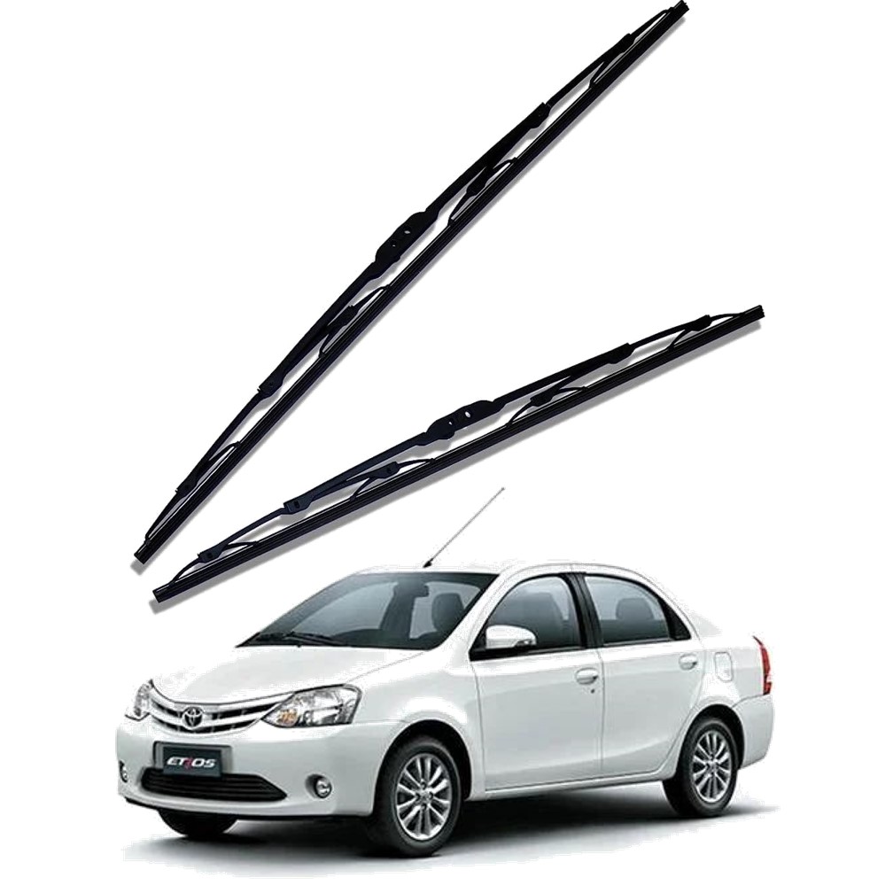 Front Windscreen Replacement Wiper Blades (22'/16') Compatible With TOYOTA ETIOS