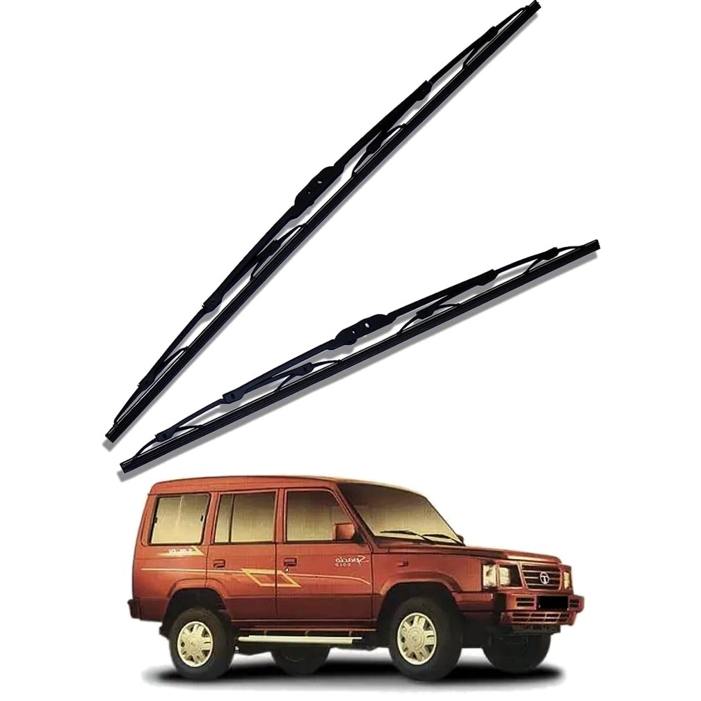 Front Windscreen Replacement Wiper Blades (20'/20') Compatible With TATA SUMO SPACIO