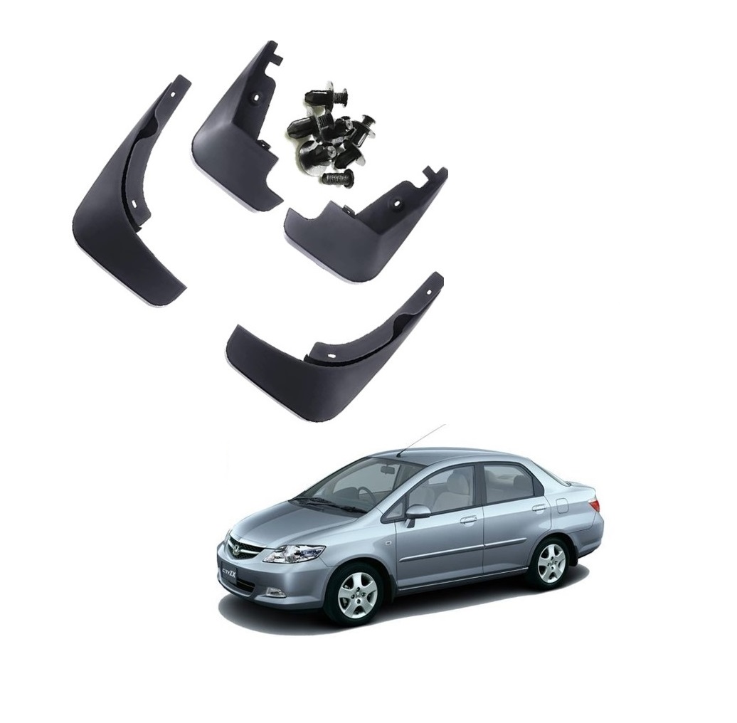 Car Mud Flap/Guard Compatible With Honda City Zx (2003-2008)