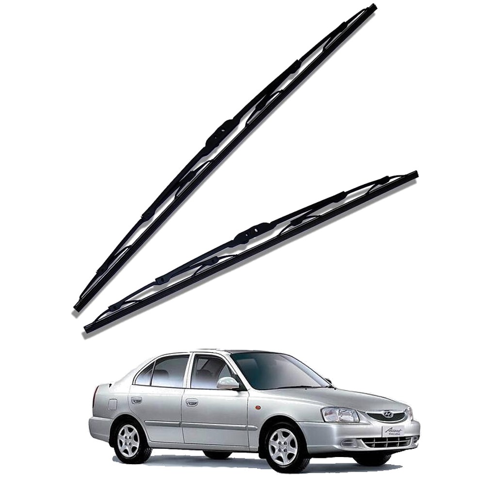 Front Windscreen Replacement Wiper Blades (20'/18') Compatible With Hyundai Accent