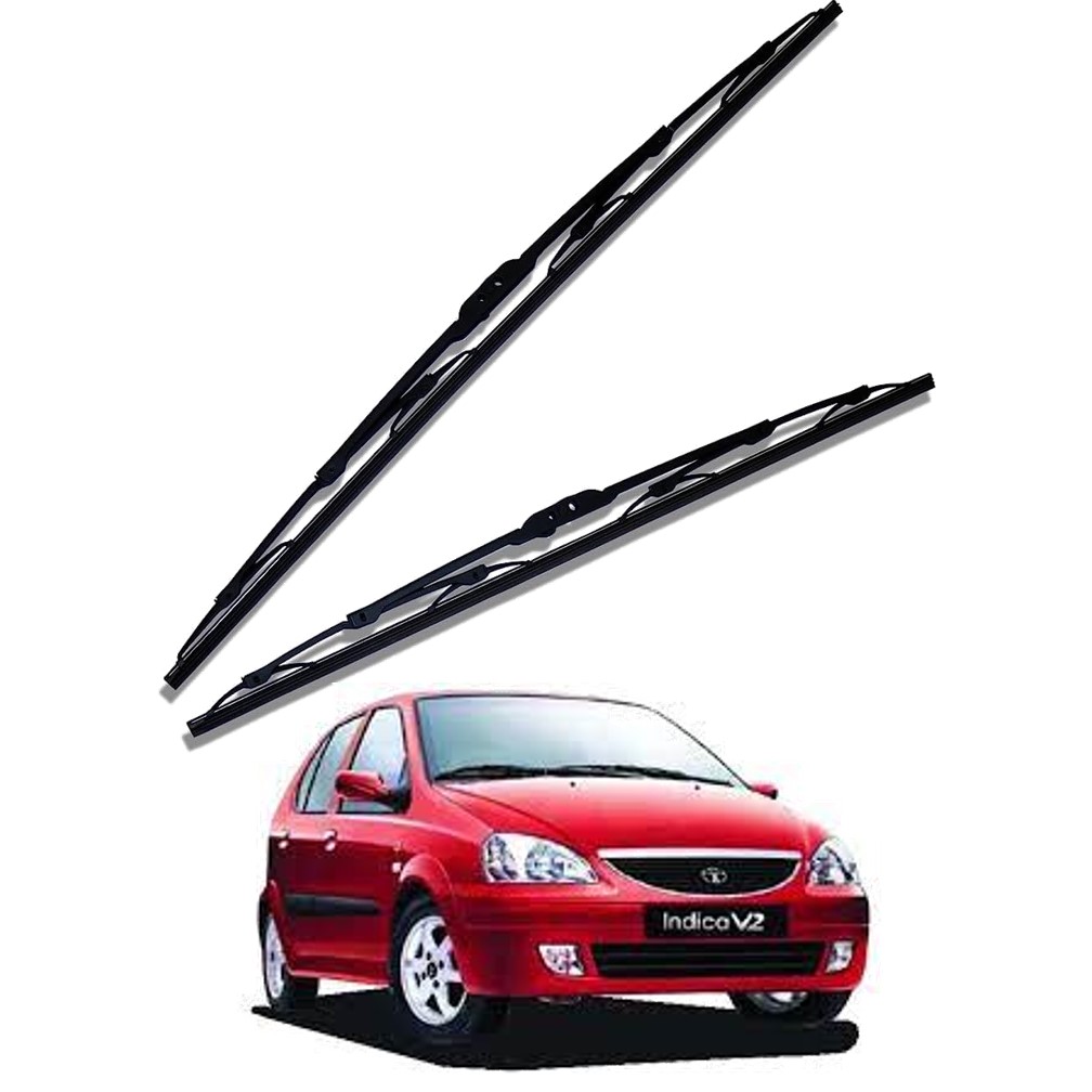 Front Windscreen Replacement Wiper Blades (26'/16') Compatible With TATA INDICA 2006-2019