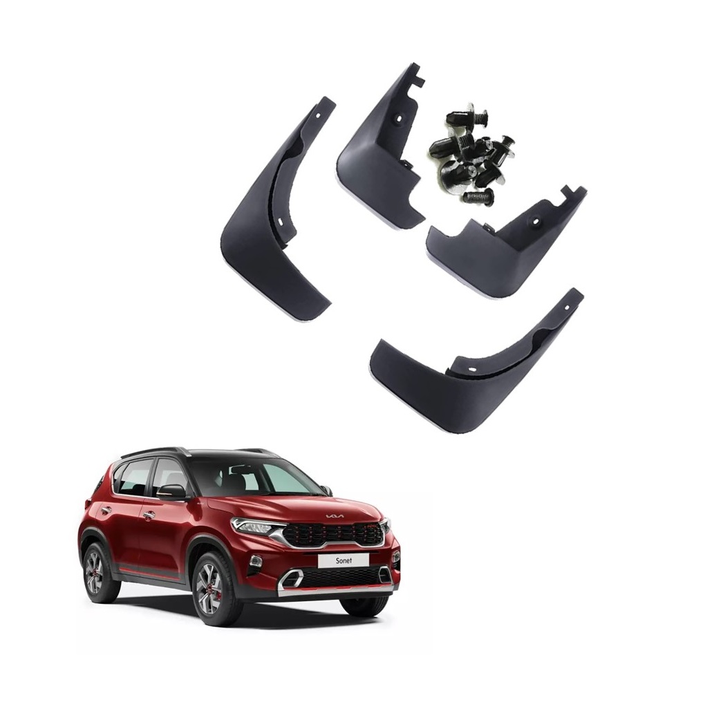 Car Mud Flap/Guard Compatible With Kia Sonet