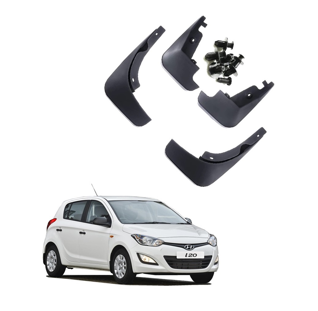 Car Mud Flap/Guard Compatible With Hyundai  i20 2012-2014