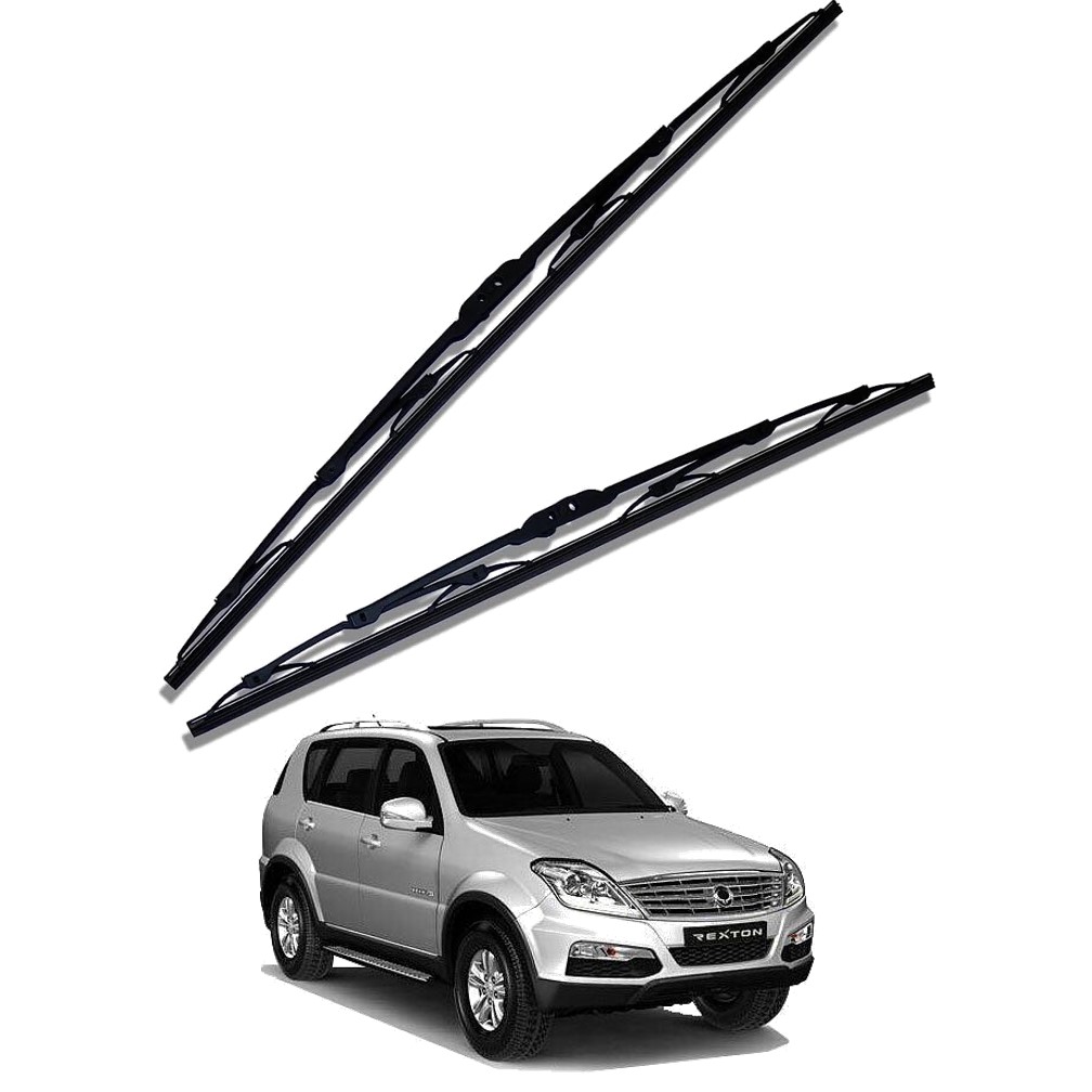 Front Windscreen Replacement Wiper Blades (20'/20') Compatible With Mahindra REXTON