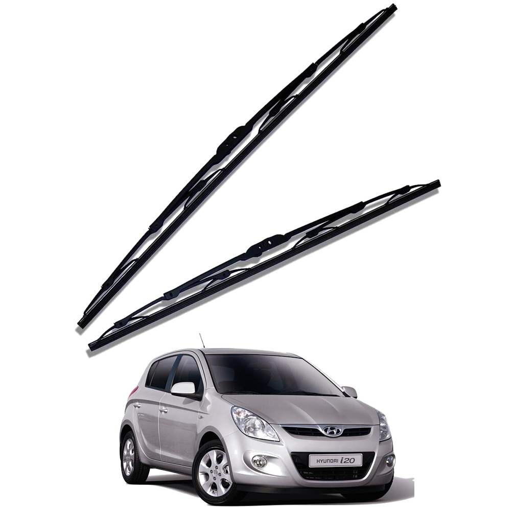 Front Windscreen Replacement Wiper Blades (24'/16') Compatible With Hyundai i20 OLD