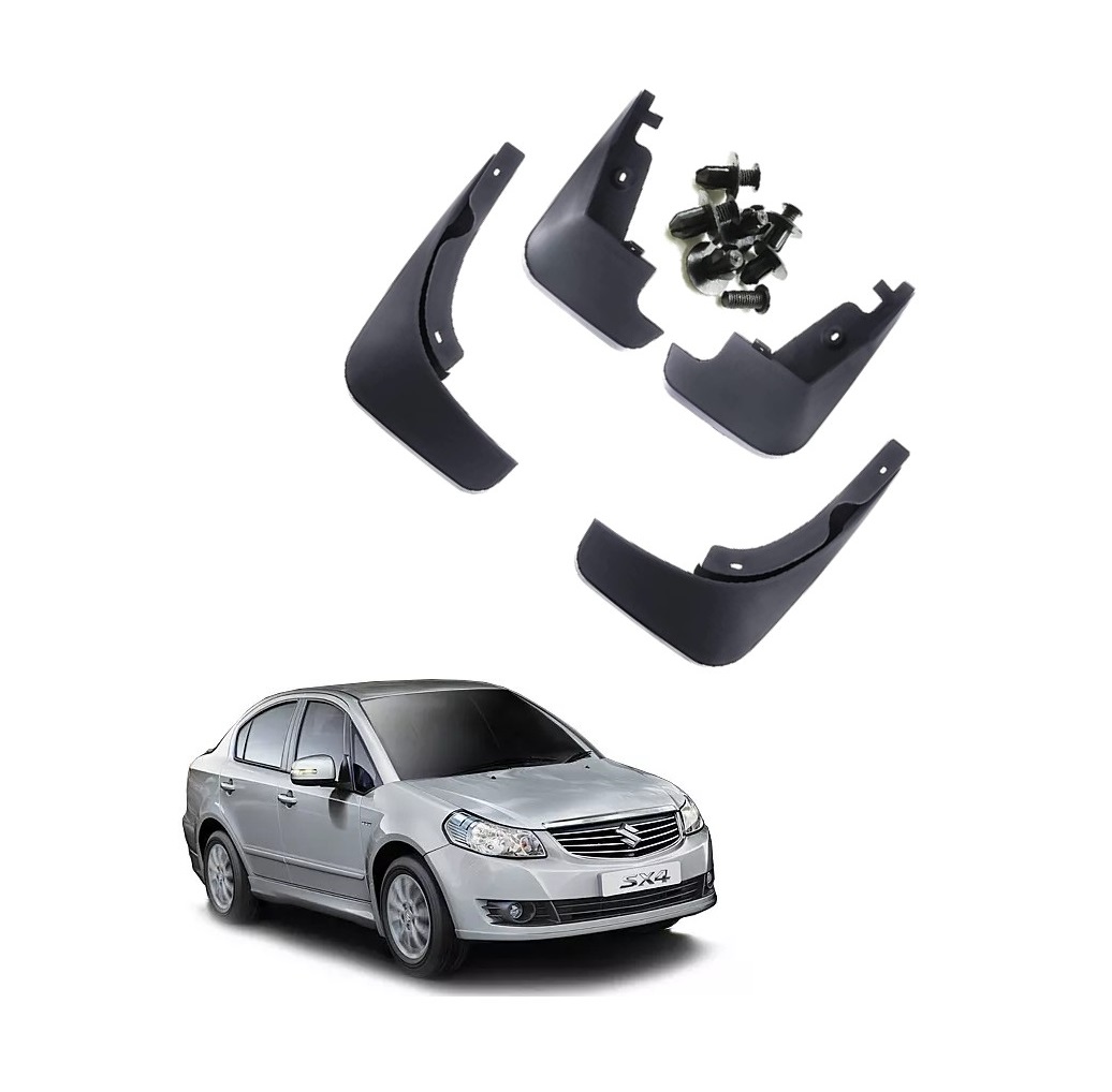 Car Mud Flap/Guard Compatible With Maruti Sx4