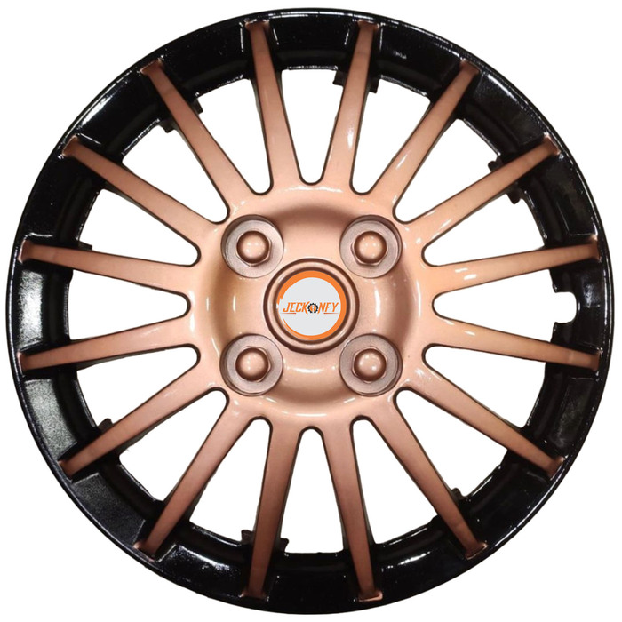 Car Wheel Cover Universal Camry Copper Black Color Design Available 12'' 13'' inches Size Compatible With - R12 Wheel Size