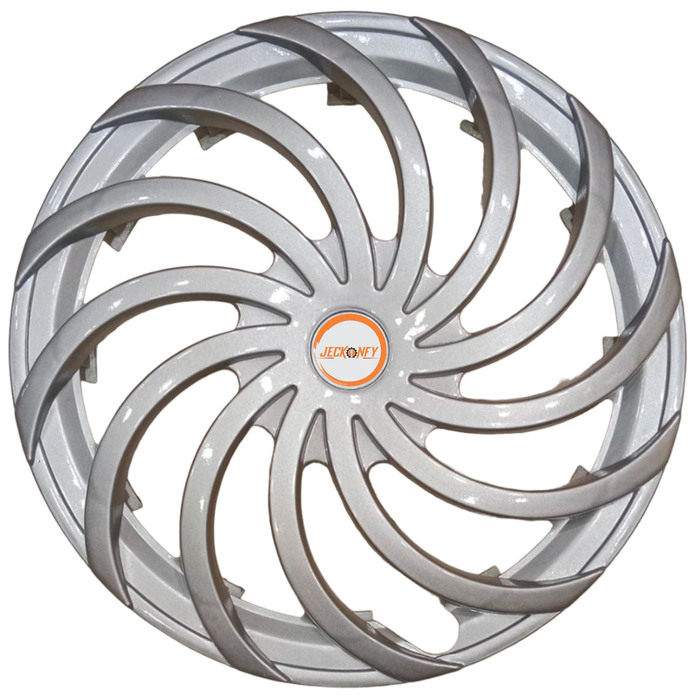 Car Wheel Cover Universal Snake Silver Color Design Available 13'' 14'' inches Size Compatible With - R13 INCH Wheel Size