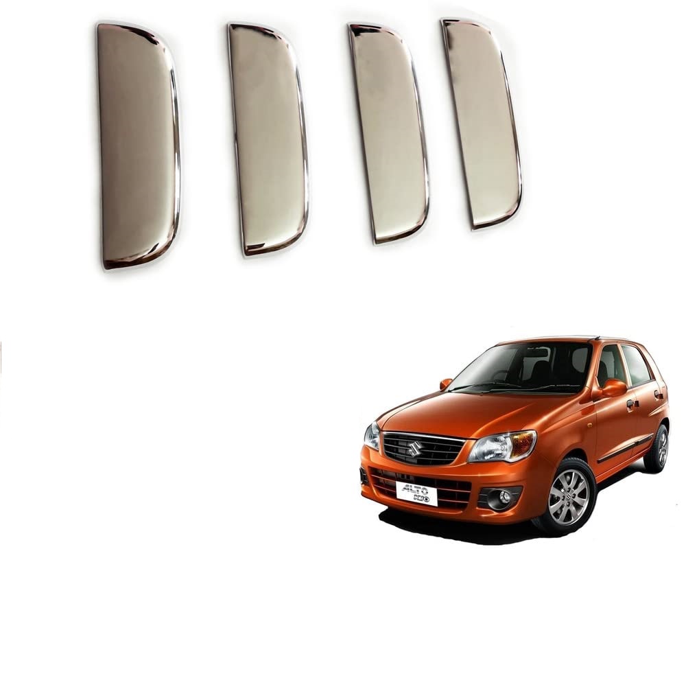 Door Handle Chrome Cover Compatible With Maruti Alto K10 Old