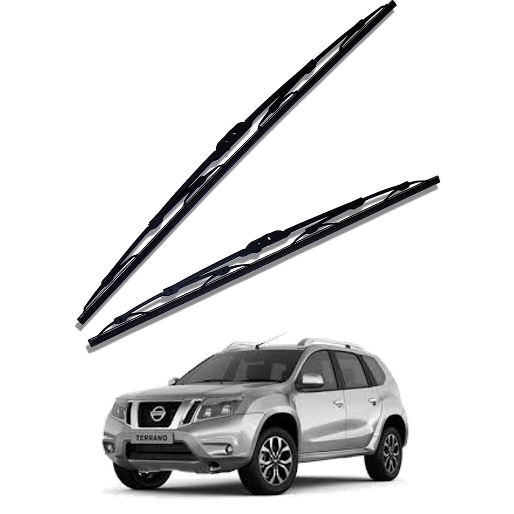 Front Windscreen Replacement Wiper Blades (20'/20') Compatible With Nissan Terrano 2013-2020