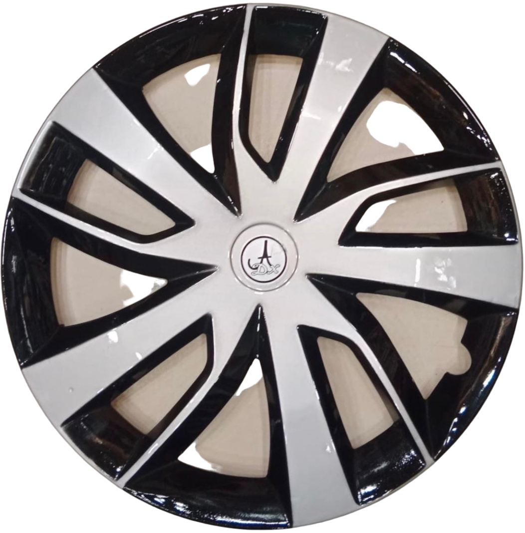 Car Universal Wheel Cover / HubCaps Black and Silver Colour (SCORPIO CLASSIC DC 17) Compatible With - ALL 17 INCHES RIM SIZE