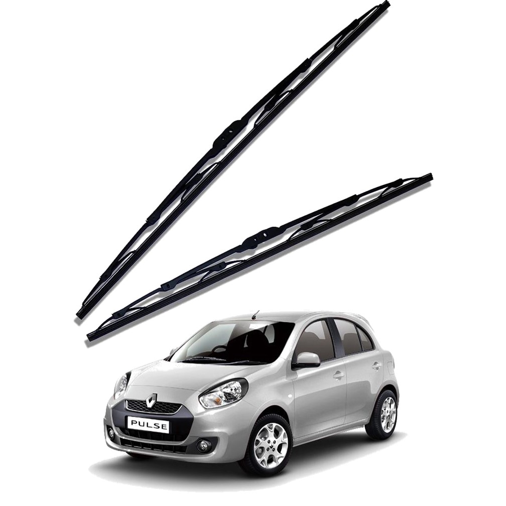 Front Windscreen Replacement Wiper Blades (21'/14') Compatible With Renault Pulse 2012-2017