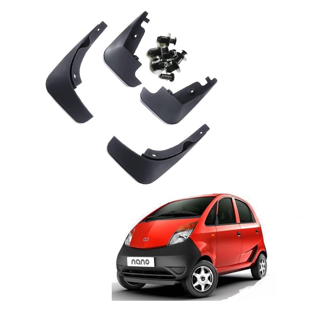 Car Mud Flap/Guard Compatible With Tata Nano Type 1