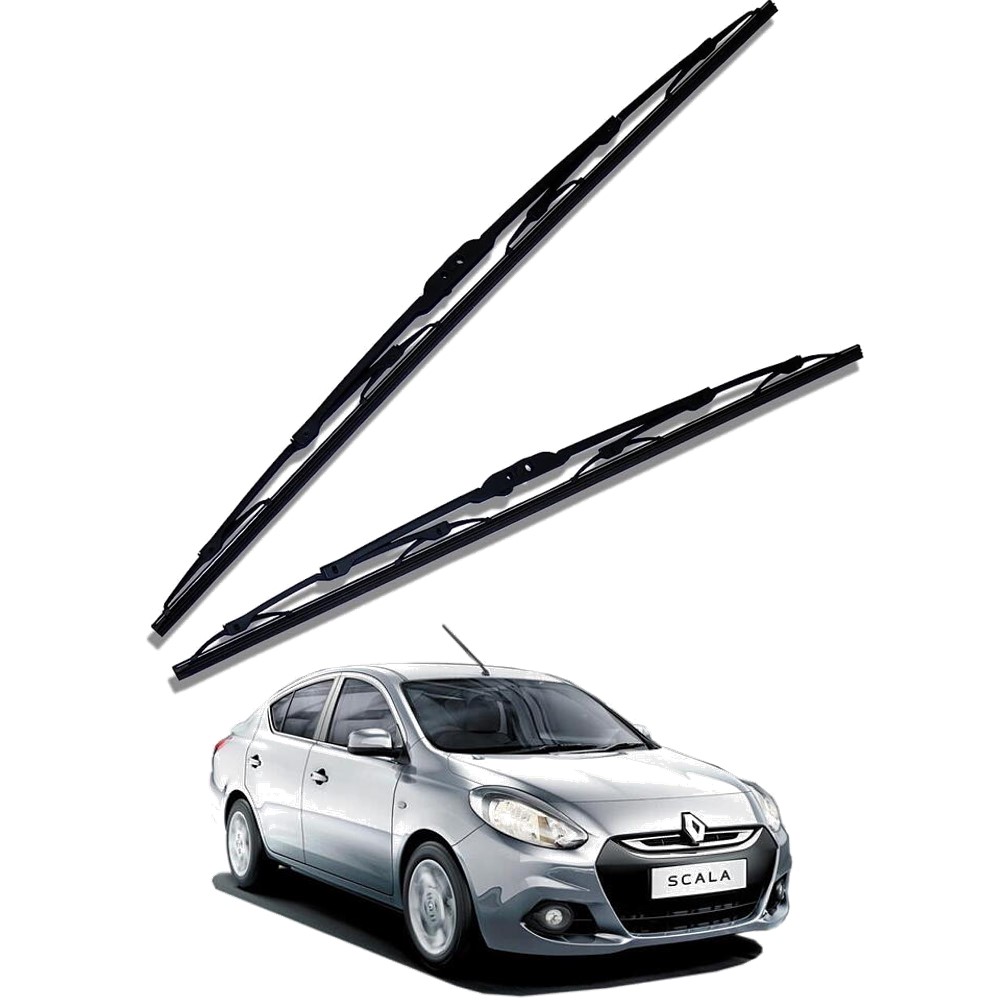 Front Windscreen Replacement Wiper Blades (21'/14') Compatible With Renault Scala 2012-2017