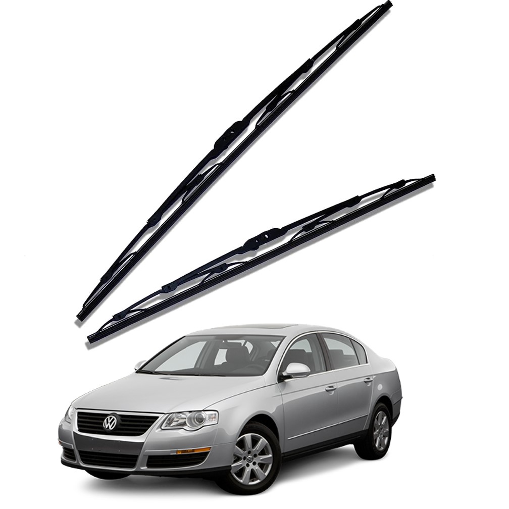 Front Windscreen Replacement Wiper Blades (24'/19') Compatible With VW PASSAT 2007-2010