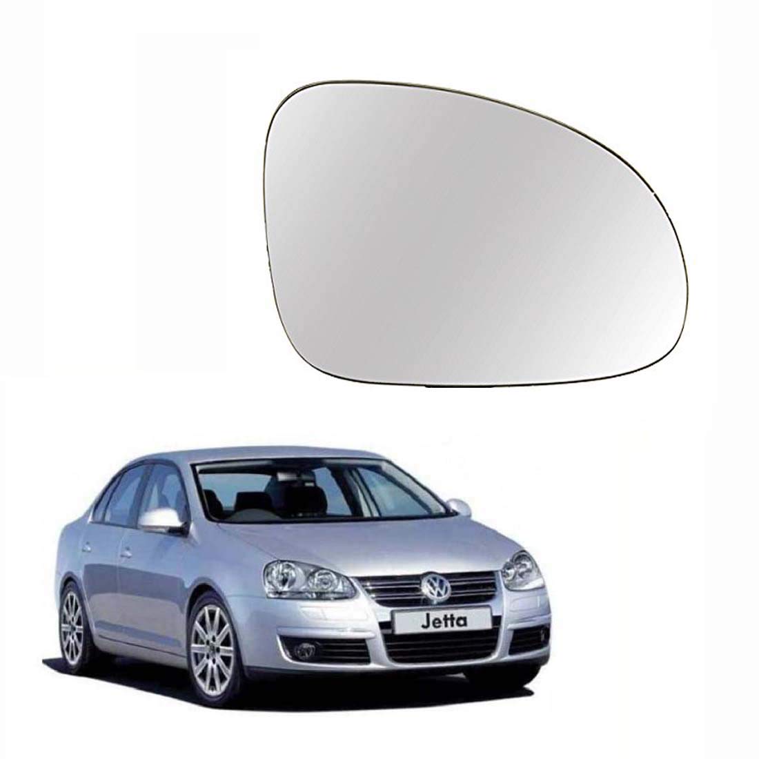 Car Right Side View Mirror Glass For vw Jetta 2007 To 2011 Model Type-1