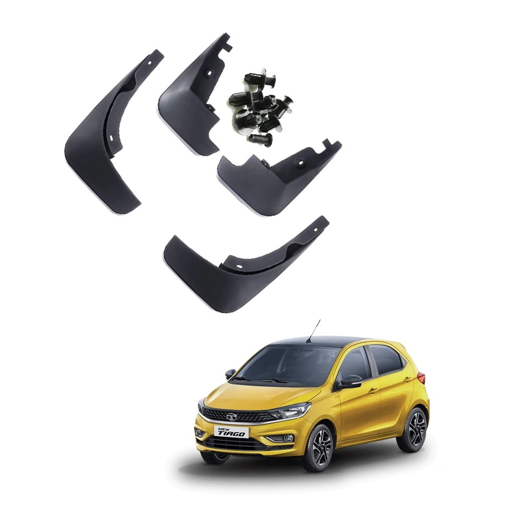 Car Mud Flap/Guard Compatible With Tata Tiago 2020-2022