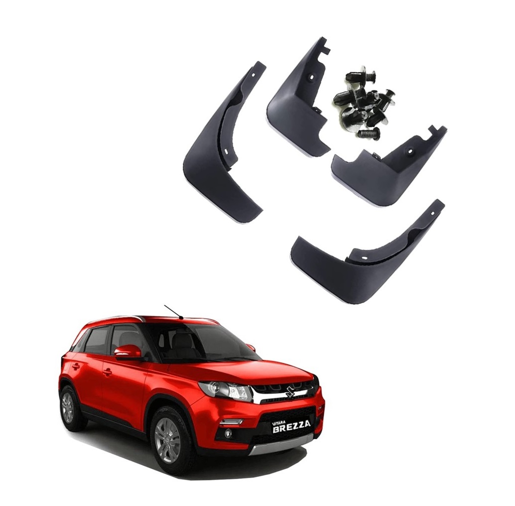 Car Mud Flap/Guard Compatible With Maruti Vitara Brezza 2016-2020