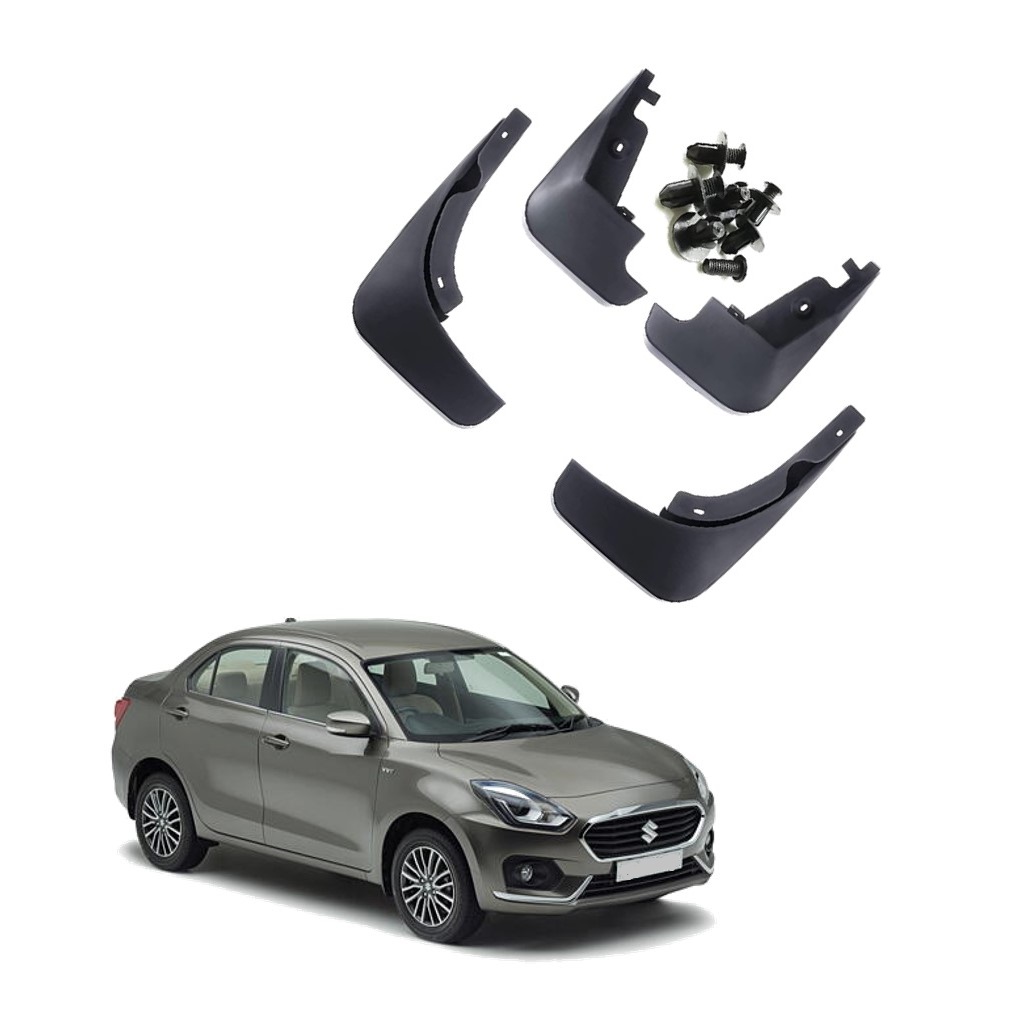 Car Mud Flap/Guard Compatible With Maruti Swift Dzire 2017-2022