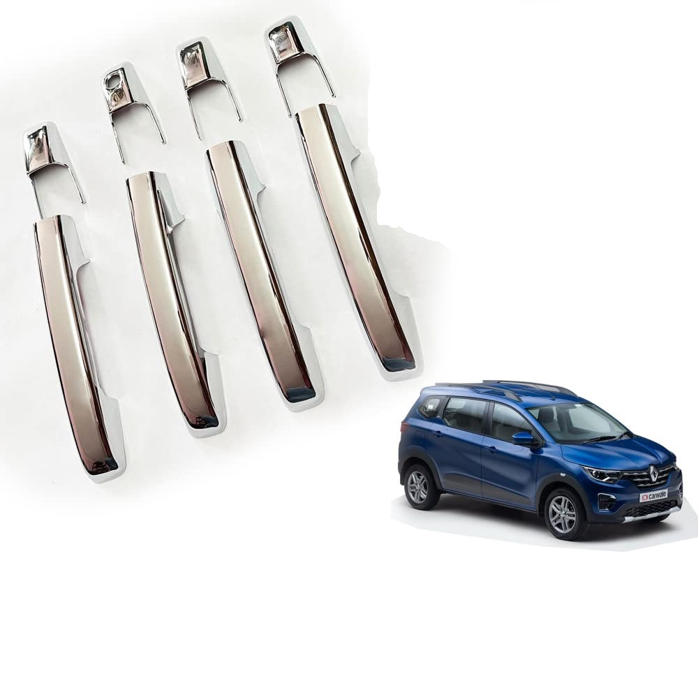 Door Handle Chrome Cover Compatible With Renault Triber