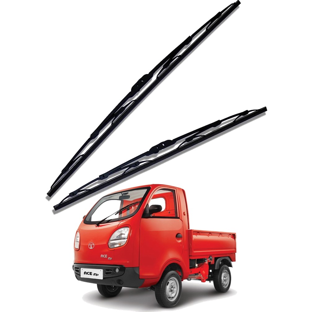 Front Windscreen Replacement Wiper Blades (20'/17') Compatible With TATA Magic