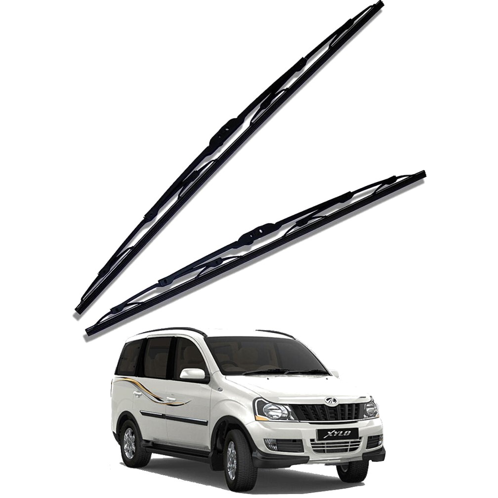 Front Windscreen Replacement Wiper Blades (24'/20') Compatible With Mahindra XYLO