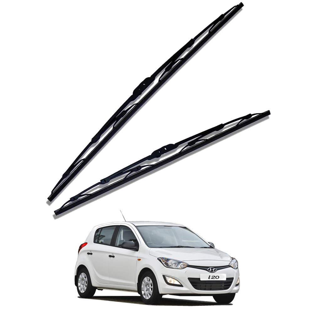 Front Windscreen Replacement Wiper Blades (24'/16') Compatible With Hyundai i20 Type 2