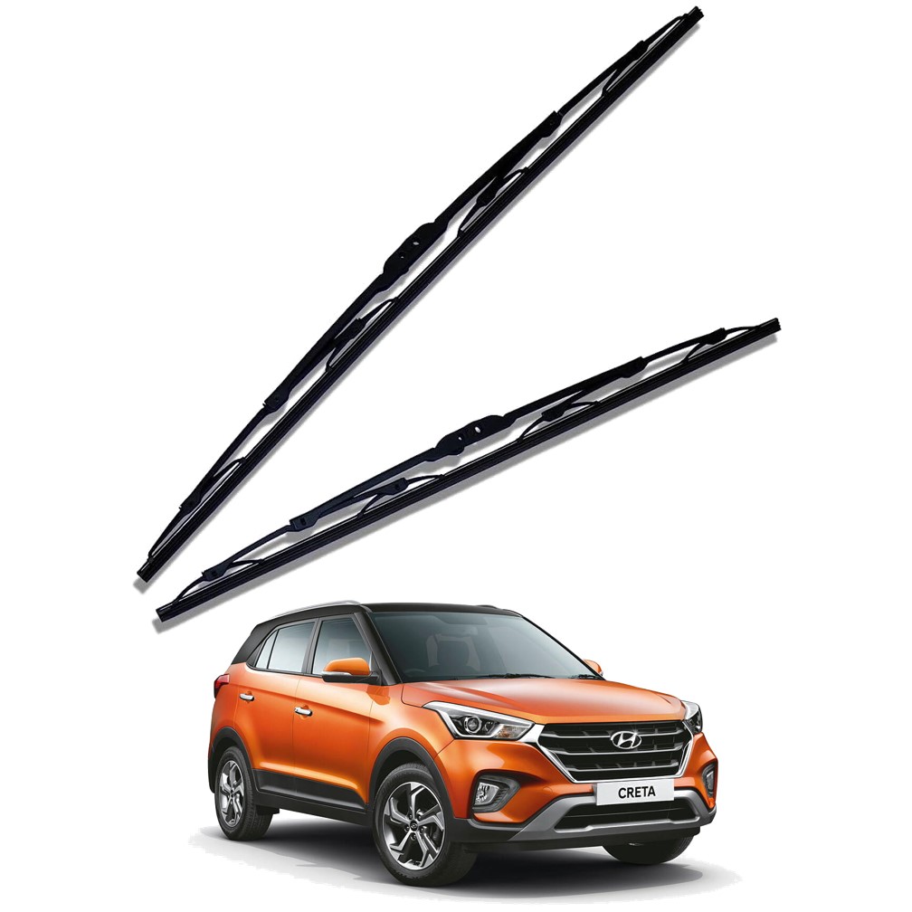 Front Windscreen Replacement Wiper Blades (26'/16') Compatible With Hyundai CRETA 2018