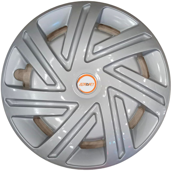 Car Wheel Cover Universal Alfa Silver Color Design Available 14'' inches Size Compatible With - R14 INCH Wheel Size