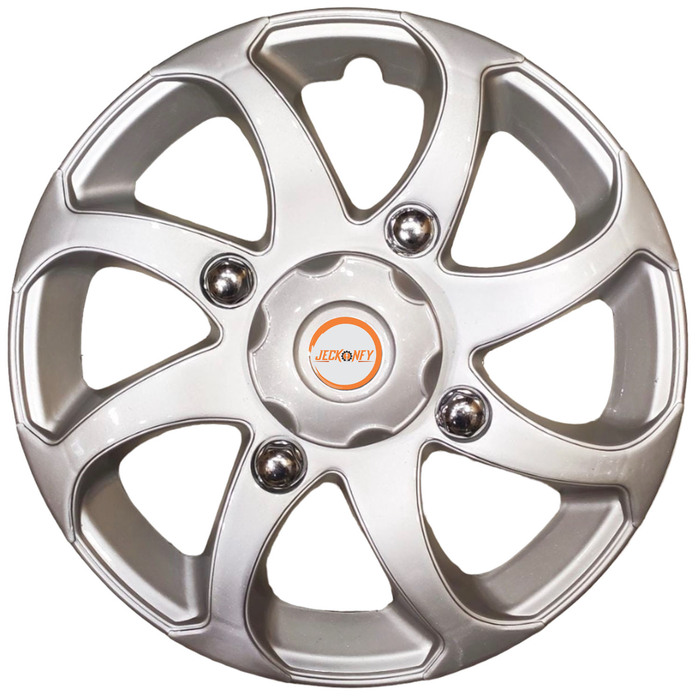 Car Wheel Cover Universal Bolero 2022 Silver Color Design Available 15'' inches Size Compatible With -R15 Wheel Size