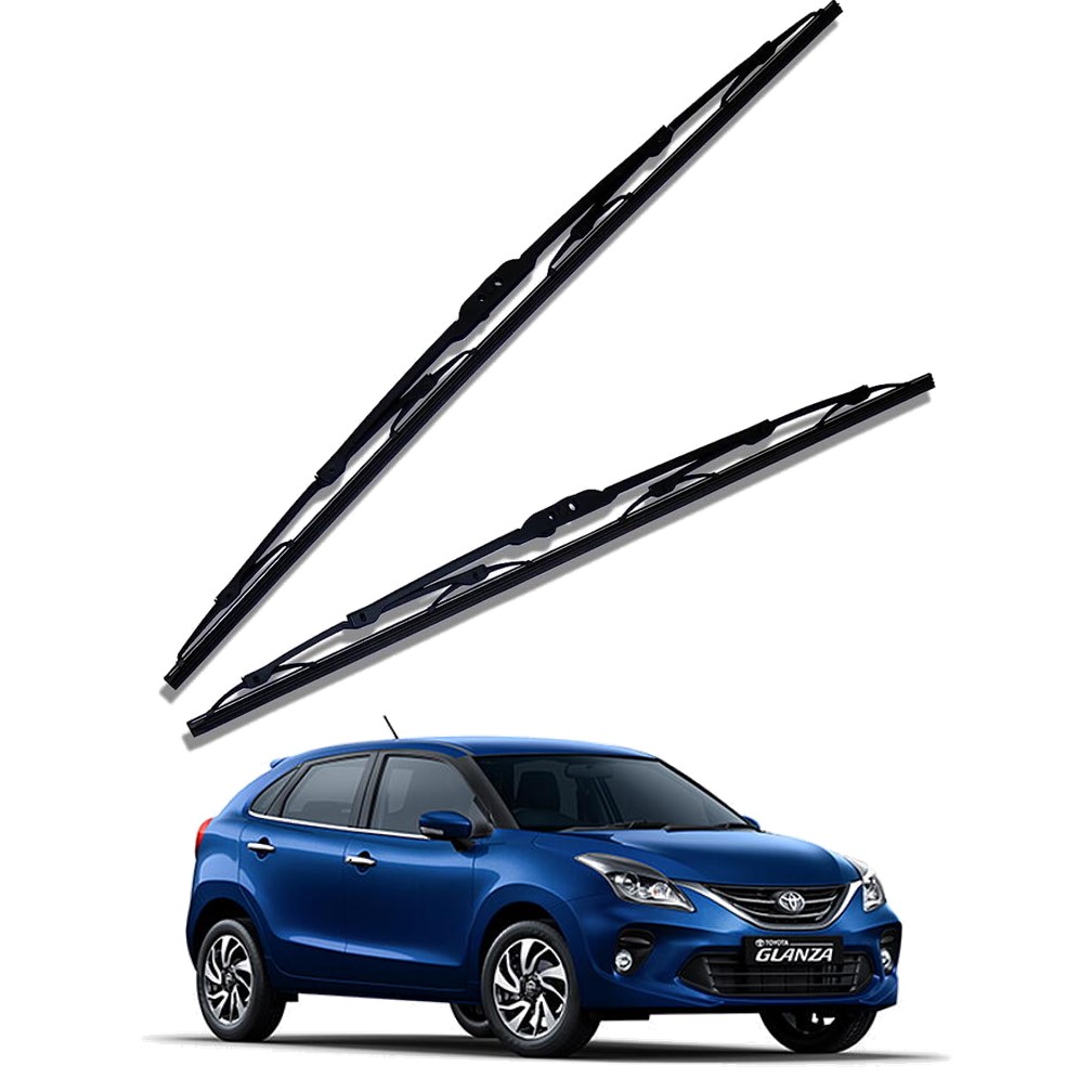 Front Windscreen Replacement Wiper Blades (21'/19') Compatible With TOYOTA GLANZA 2019-2021